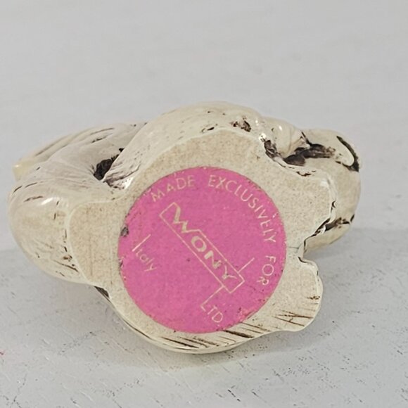 Vintage Italian Squirrel Figurine By Wony Ltd Resin - Picture 5 of 7